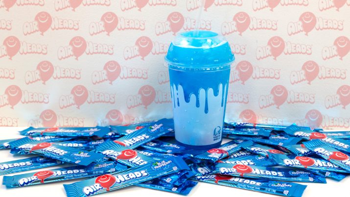 Taco Bell Airhead Blue Raspberry Freeze Product And Ingredients
